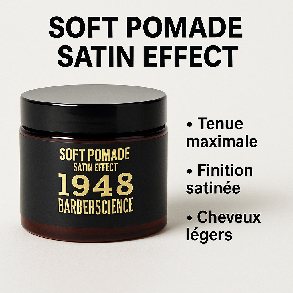 Soft Pomade Satin Effect – Pommade coiffante tenue maximale & finition satinée